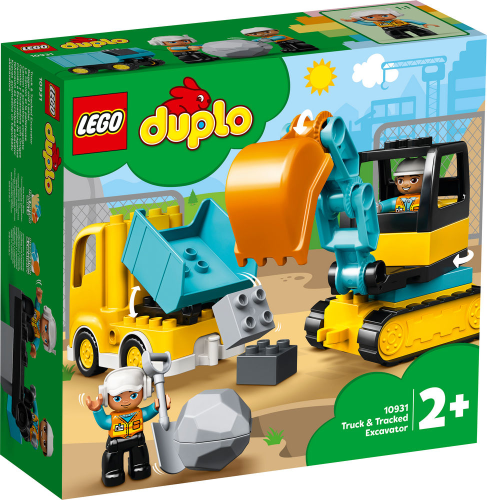 LEGO Duplo Φορτηγό Και Ερπυστριοφόρος Εκσκαφέας