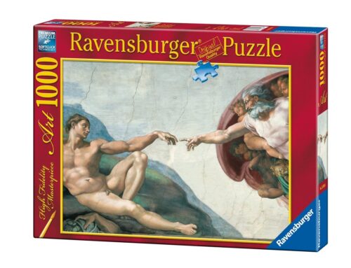 Ravensburger Παζλ 1000 τεμ. Michelangelo Creation Of Adam