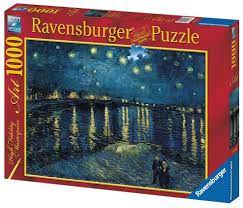 THE STARRY NIGHT OVER THE RHONE RAVENSBURGER PUZZLE 1000 PCS