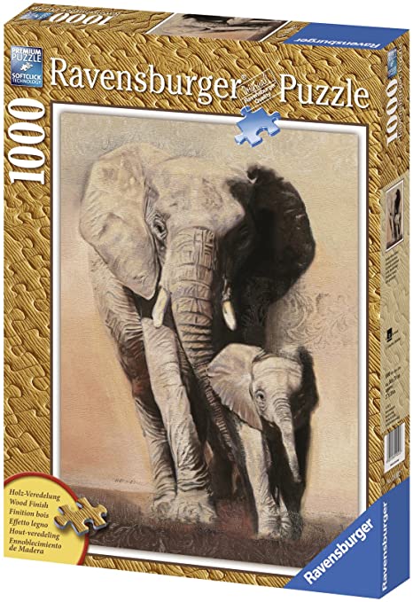 ELEPHANT FAMILY RAVENSBURGER PUZZLES 1000 PCS