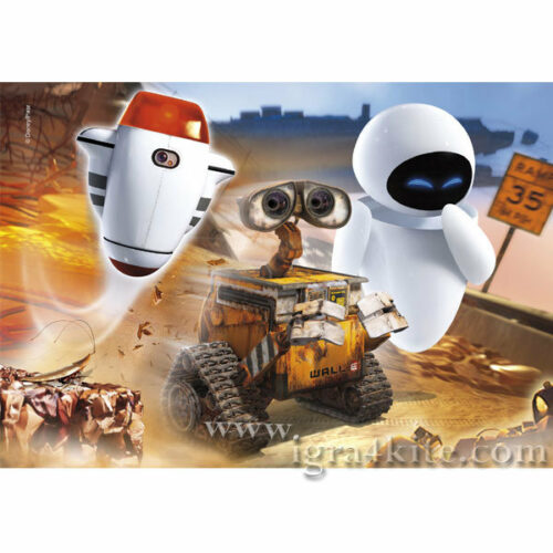 WALL-E CLEMENTONI PUZZLES 60 PCS
