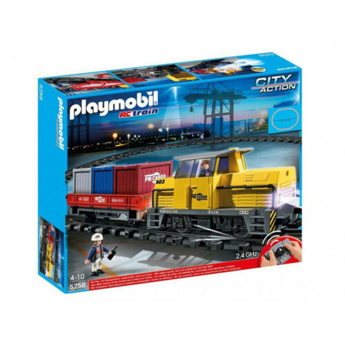 Playmobil Εμπορευματοφόρο Τρένο RC με φώτα και ήχους