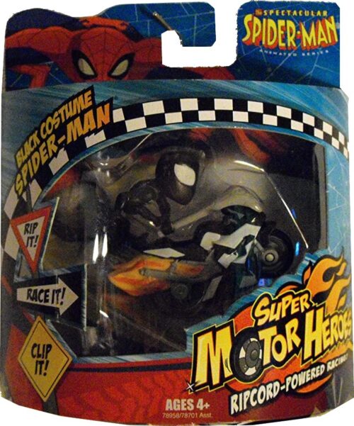 BLACK COSTUME SPIDER-MAN SUPER MOTOR HEROES RIPCORD