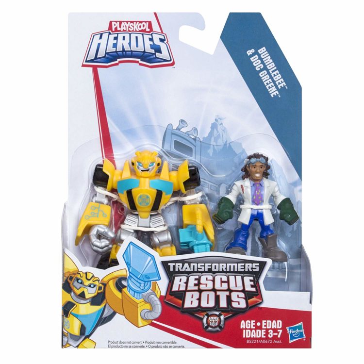 BUMBLEBEE+DOC GREENE TRANSFORMERS RESCUE BOTS